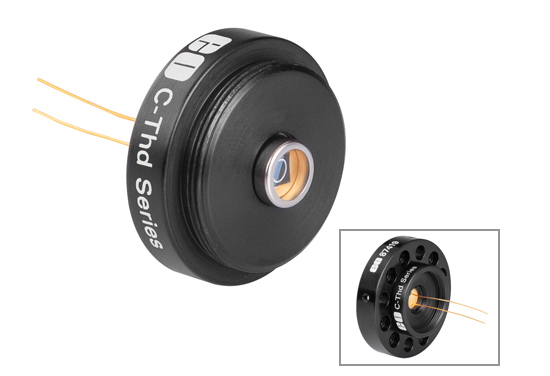 A C-Mount Threaded Plate with a TO-5 Style Silicon Detector and Diode Mount